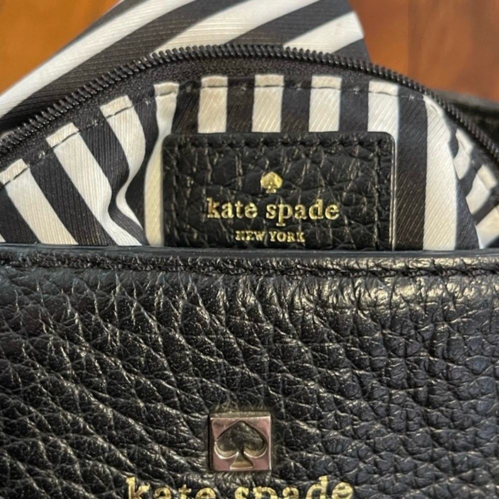 Kate Spade Black Pebble Leather Crossbody - Picture 7 of 7